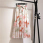 Cap Point 19 / Free size Belline Chiffon Floral Bohemian High Waist Maxi Skirt