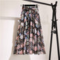 Cap Point 22 / Free size Belline Chiffon Floral Bohemian High Waist Maxi Skirt