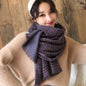 Cap Point 26 Martha plaid cashmere winter warm cloak thick blanket shawl scarf