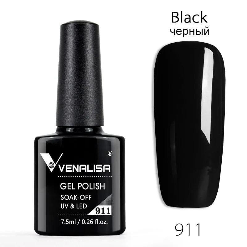 Cap Point 911 black color Mirabelle Semi Permanent Gellack Nail Art Gel Polish