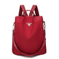 Cap Point 911-Red / One size Denise Multifunctional Anti-theft Large Capacity Travel Oxford Shoulder Backpack