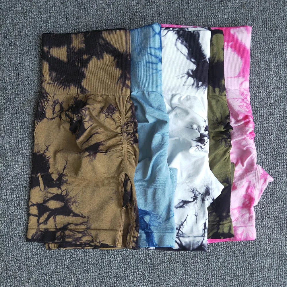 Cap Point Aimee Seamless Tie Dye Sport Shorts