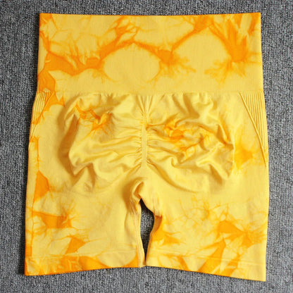 Cap Point Aimee Seamless Tie Dye Sport Shorts