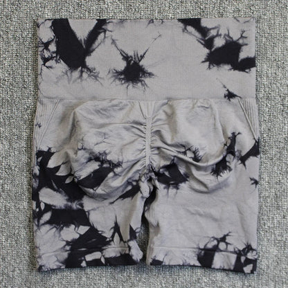 Cap Point Aimee Seamless Tie Dye Sport Shorts