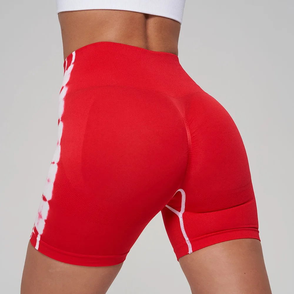 Cap Point Aimee Seamless Tie Dye Sport Shorts