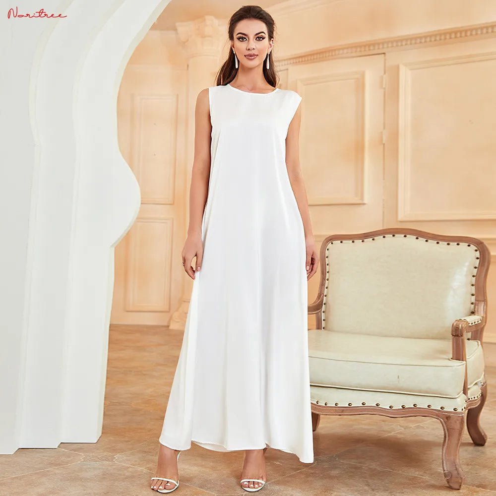 Cap Point Aimee White Ramadan Inner Dress