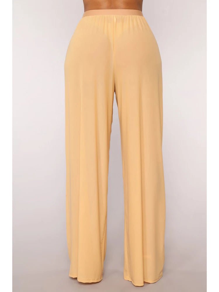 Cap Point Ameline Mesh Wide Leg Pants