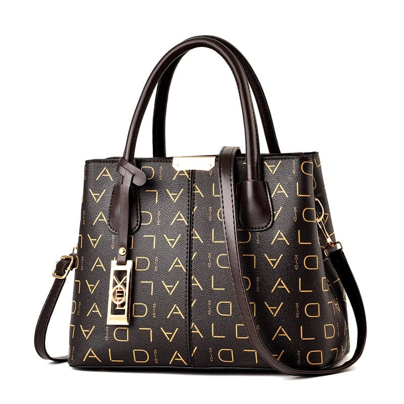 Cap Point Auburn / 30x13x21cm Elveira Luxury Stitching Wild Messenger Designer Handbag