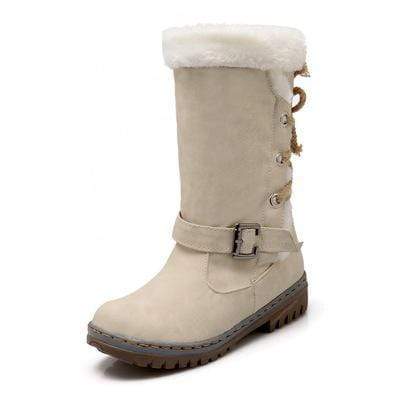 Cap Point Beige / 4.5 Women's lace tactical ankle boots