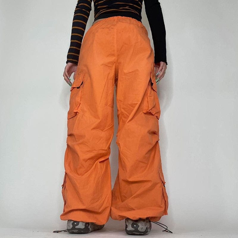 Cap Point Beline Pumpkin Chute Drawstring Loose Oversized Multi Pocket Sweatpants