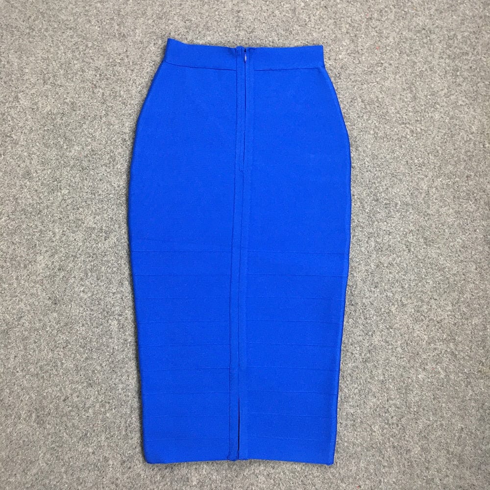 Cap Point Belline Bandage Vintage Summer Midi Skirt