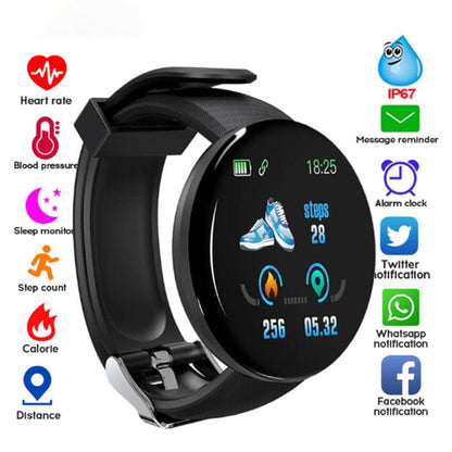 Cap Point Black Bracelet Heart Rate Blood Pressure Sleep Monitoring Pedometer Sports Fitness Smart Watch