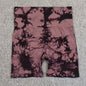 Cap Point Black Coffee / M Aimee Seamless Tie Dye Sport Shorts