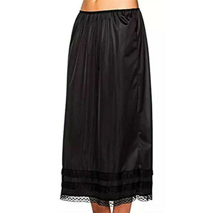 Cap Point Black / L Schomie Lace Petticoat Under Dress Underskirt