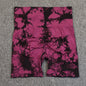 Cap Point Black Wine Red / M Aimee Seamless Tie Dye Sport Shorts