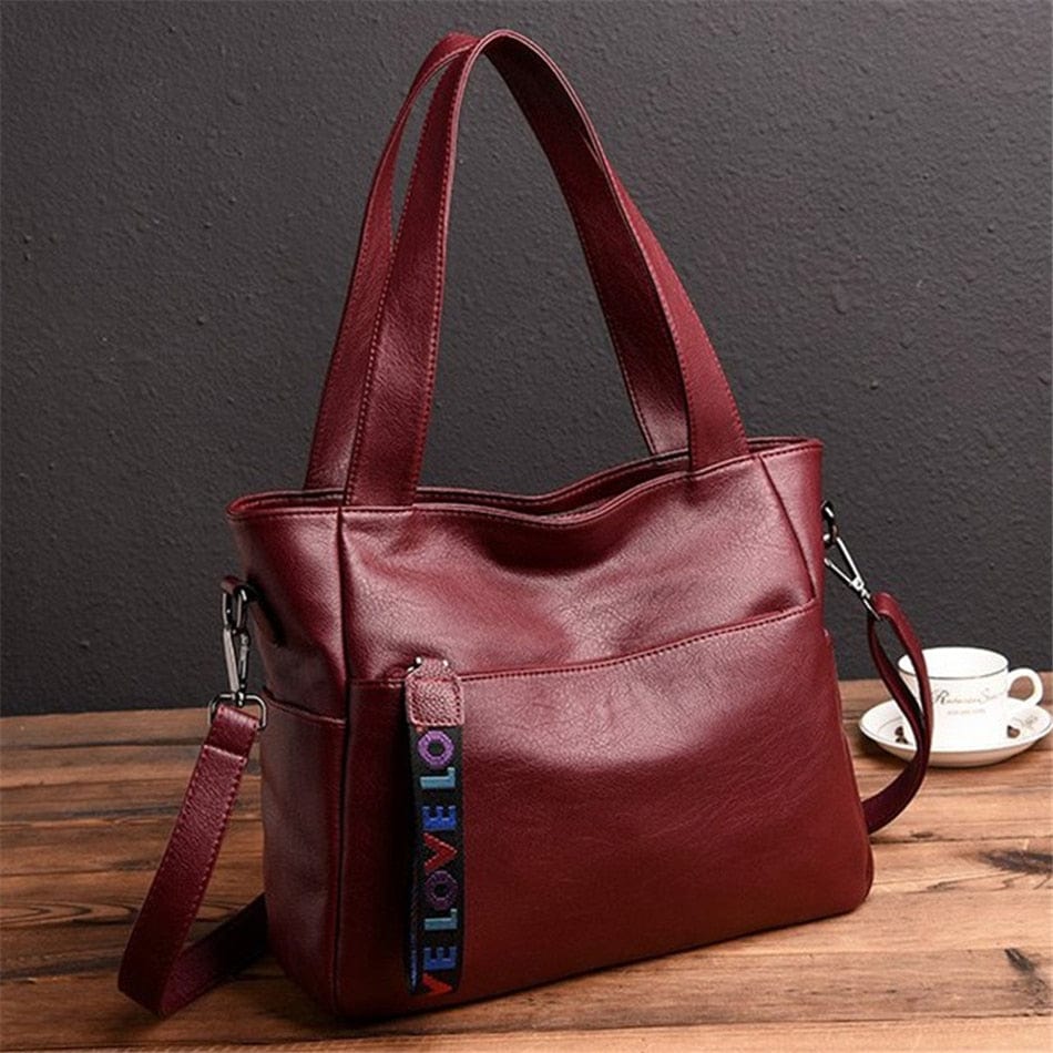 Cap Point Catherine Genuine Brand Ladies Soft Leather Shoulder Handbag