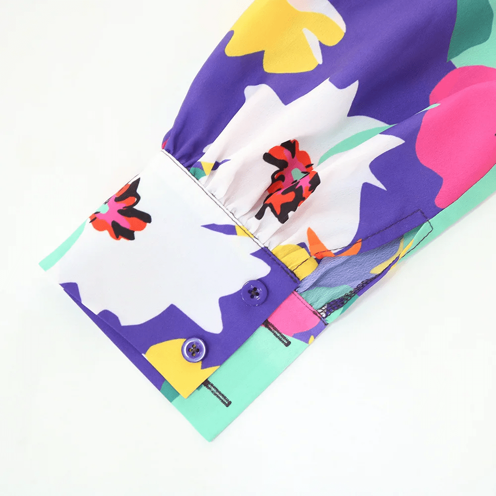 Cap Point Daniella 2-piece set floral print skirt and shirt