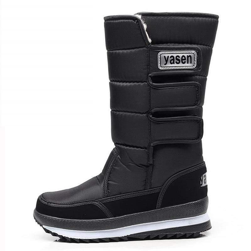 Cap Point Dark Grey / 6 Men's non-slip furry snow boots