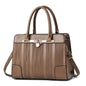 Cap Point Dark Khaki / 30x14x23cm Denise Leather High Quality Trunk Shoulder Tote Bag