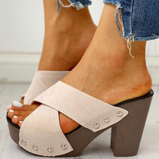 Cap Point Erica  Platform High Heels