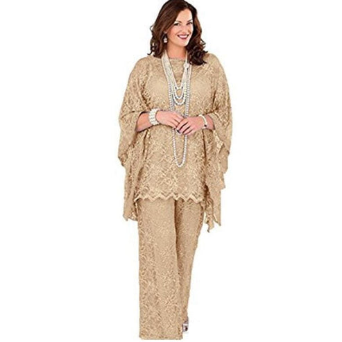 Geneva 3 Piece Long Sleeve Mother of the Bride Pant Suit – Cap Point