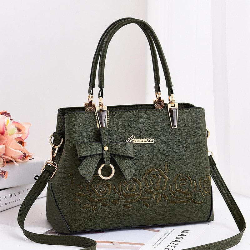 Cap Point green / 30cm Gertrude Luxury Designer Messenger Shoulder Handbag