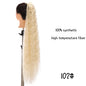 Cap Point J102 / 85CM Dina Synthetic Fiber Straight Hair Wigs With Ponytail Extensions