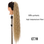 Cap Point J107 / 85CM Dina Synthetic Fiber Straight Hair Wigs With Ponytail Extensions