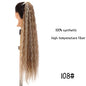 Cap Point J108 / 85CM Dina Synthetic Fiber Straight Hair Wigs With Ponytail Extensions