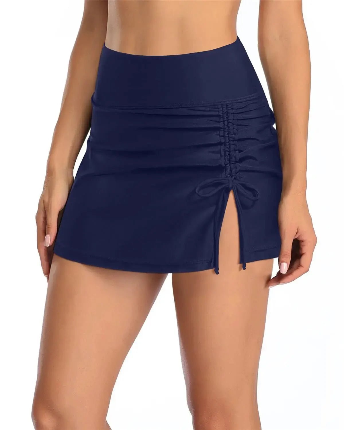 Cap Point L / navy blue Aimee Solid Color Swimming Trunks