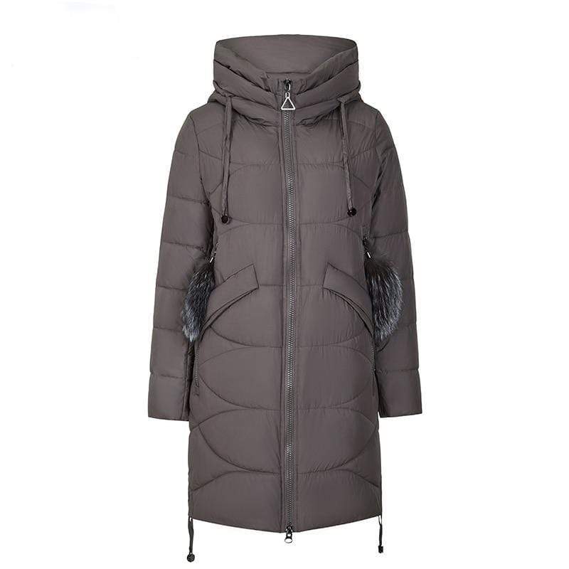 Cap Point Light Brown / S Warm and deep winter parka with well-wrapped hood
