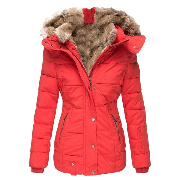 Cute Winter Fur Jacket with Cap For Kids | GotWay