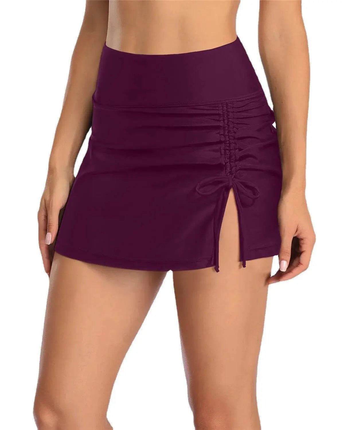 Cap Point M / wine red Aimee Solid Color Swimming Trunks