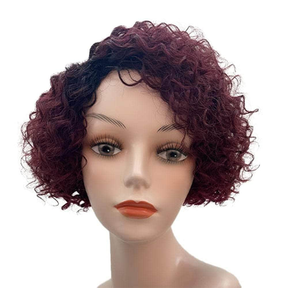 Cap Point Martha Short Afro Kinky Curly Pixie Cut Human Hair Wigs