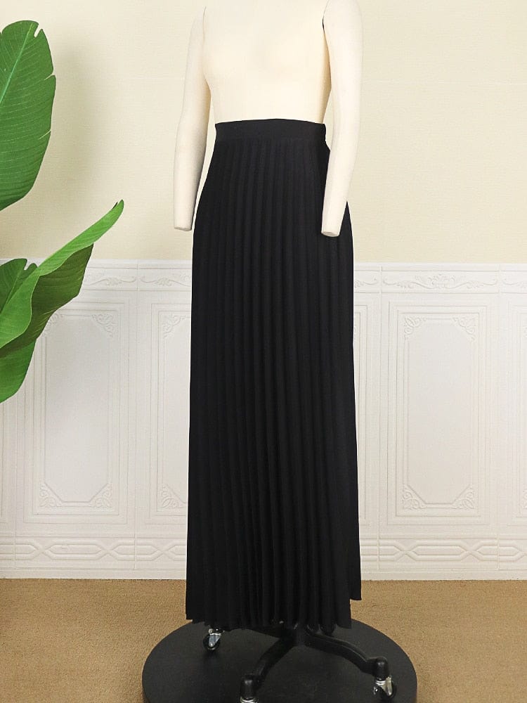 Cap Point Maryellen High Waist Pleated Maxi Skirt