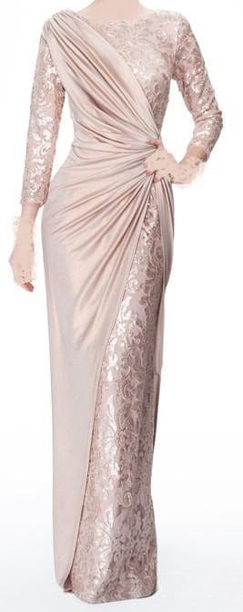 Cap Point Mira A Line Scoop Long Lace Mother Of The Bride Dress