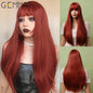 Cap Point N / One size fits all Amanda Long Straight Synthetic Wigs