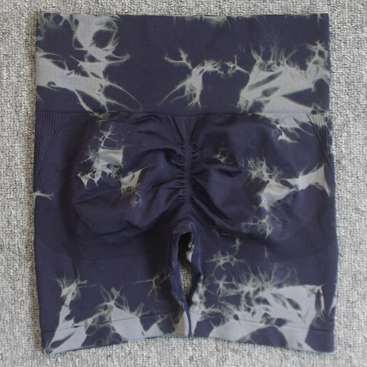 Cap Point Navy Blue / S Aimee Seamless Tie Dye Sport Shorts