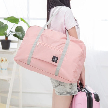 Cap Point One size / Pink Ultra Light Storage Large Capacity Portable Multi-function Portable Foldable Bag