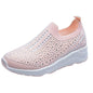 Cap Point Pink / 5 Non-slip Soft Bottom casual flat sneakers
