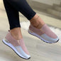 Cap Point Pink / 6.5 Fashionable flat sneakers for women