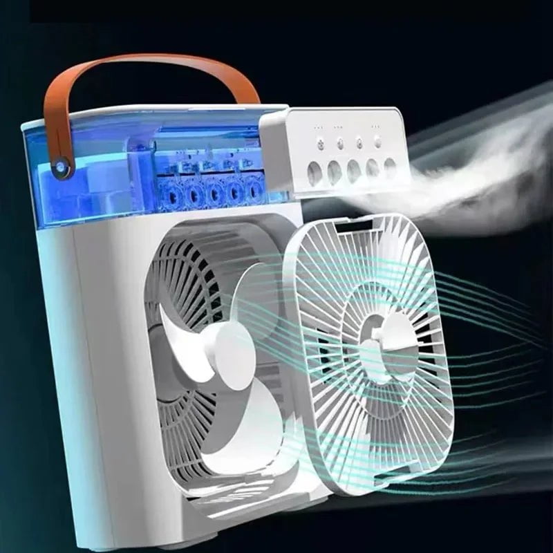 Cap Point Portable 3 In 1 Fan Air Conditioner LED Night Lights Humidifier