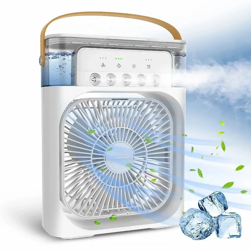 Cap Point Portable 3 In 1 Fan Air Conditioner LED Night Lights Humidifier