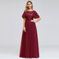 Cap Point Red / 10 Rachel Long show evening dress