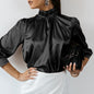 Cap Point S / black Celmia Stylish Long Sleeve Blouse