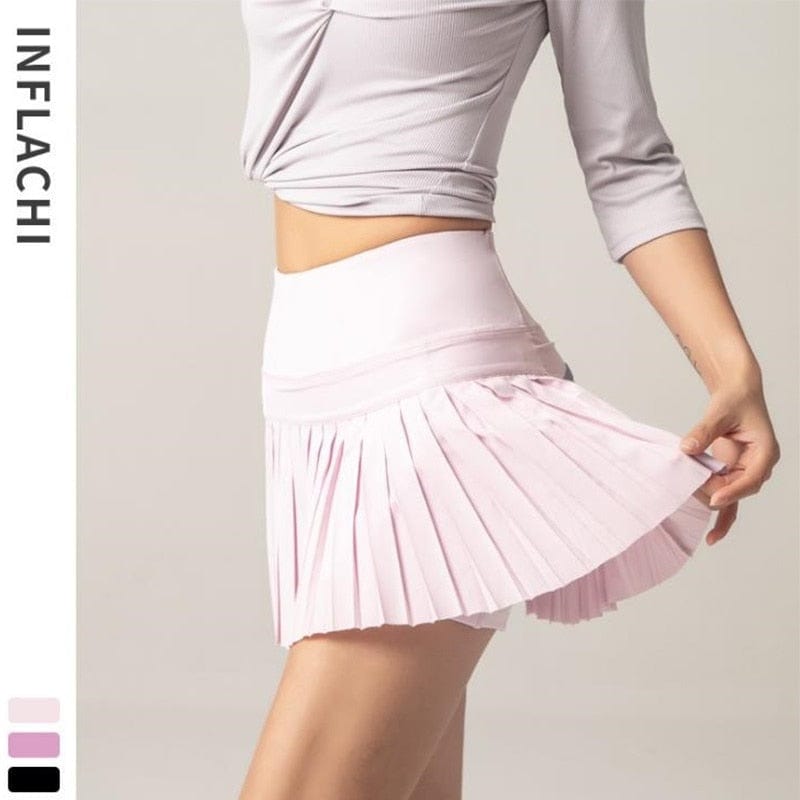 Cap Point Serena High Waist Athletic Running Tennis Golf Fitness Women Short Skirt