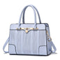 Cap Point Sky blue / 30x14x23cm Denise Leather High Quality Trunk Shoulder Tote Bag