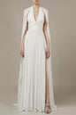 Cap Point White / 2XL Salome Temperament Elegant Evening Gown Long Dress