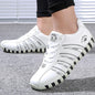 Cap Point white / 4 Fashionable Lace Up Casual Sports Sneakers