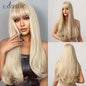 Cap Point Wig LC5038-1 / One size fits all Amanda Brown Mixed Blonde Synthetic Wigs